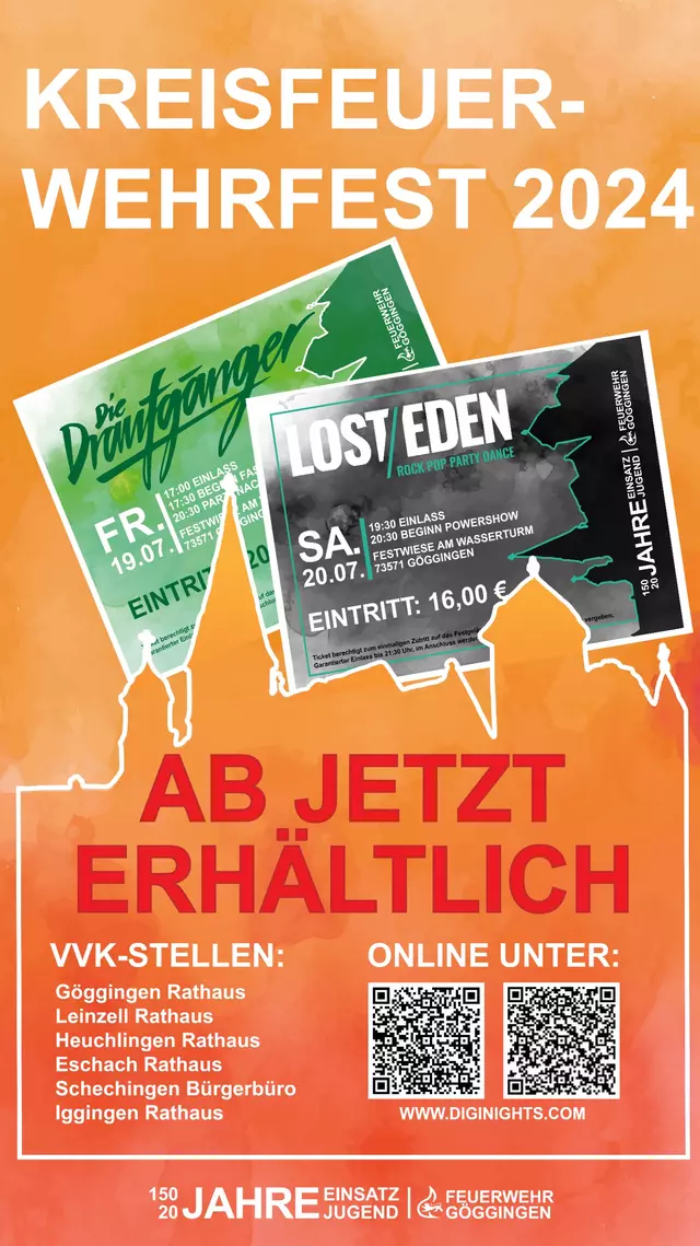 Kartenvorverkauf - Tickets jetzt sichern