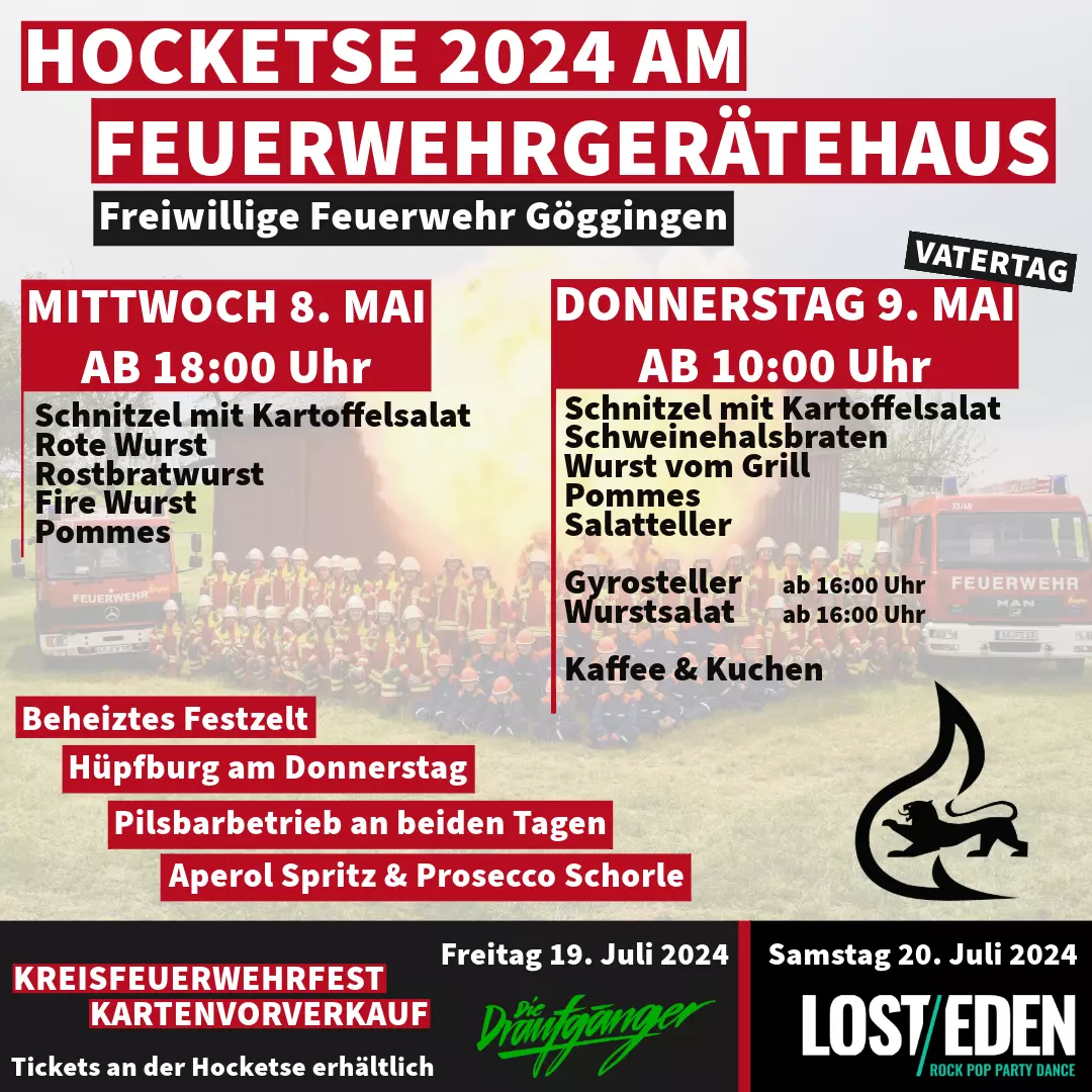 Einladung zur Hocketse 2024