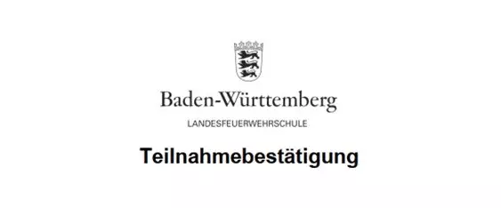 Teilnahmebestätigung zum Jugendgruppenleiter